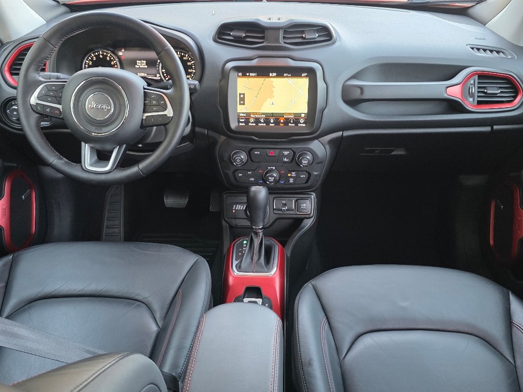 Used 2021 Omaha Orange Clear Coat Jeep Trailhawk image 2