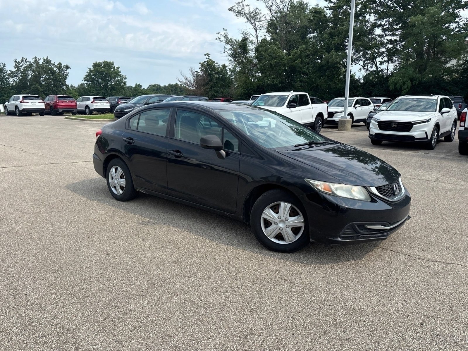 Used 2013 Crystal Black Pearl Honda LX image 18