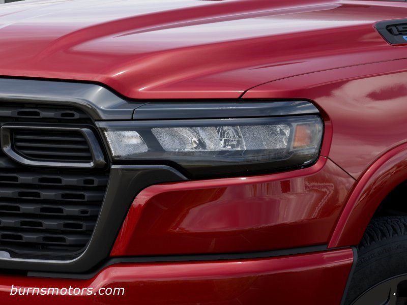 New 2026 Molten Red Pearl-Coat Exterior Paint RAM Lone Star Night Edition image 10