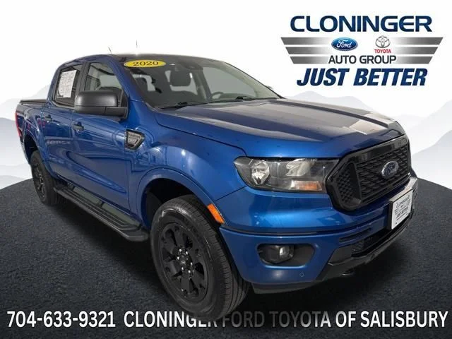 Used 2020 Blue Ford XLT image 1