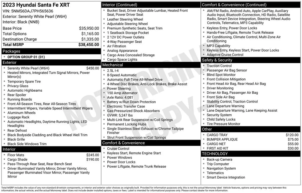 Used 2023 White Hyundai XRT image 17
