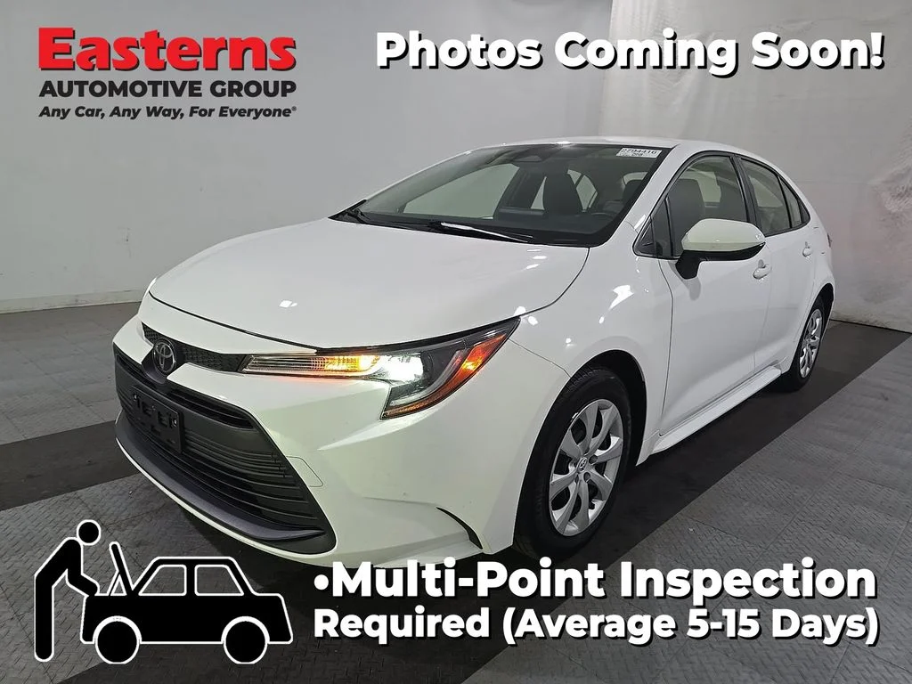 Used 2023 White Toyota LE image 1