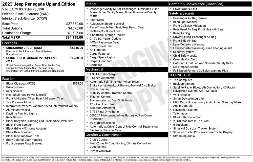 Used 2023 Black Jeep Latitude image 33