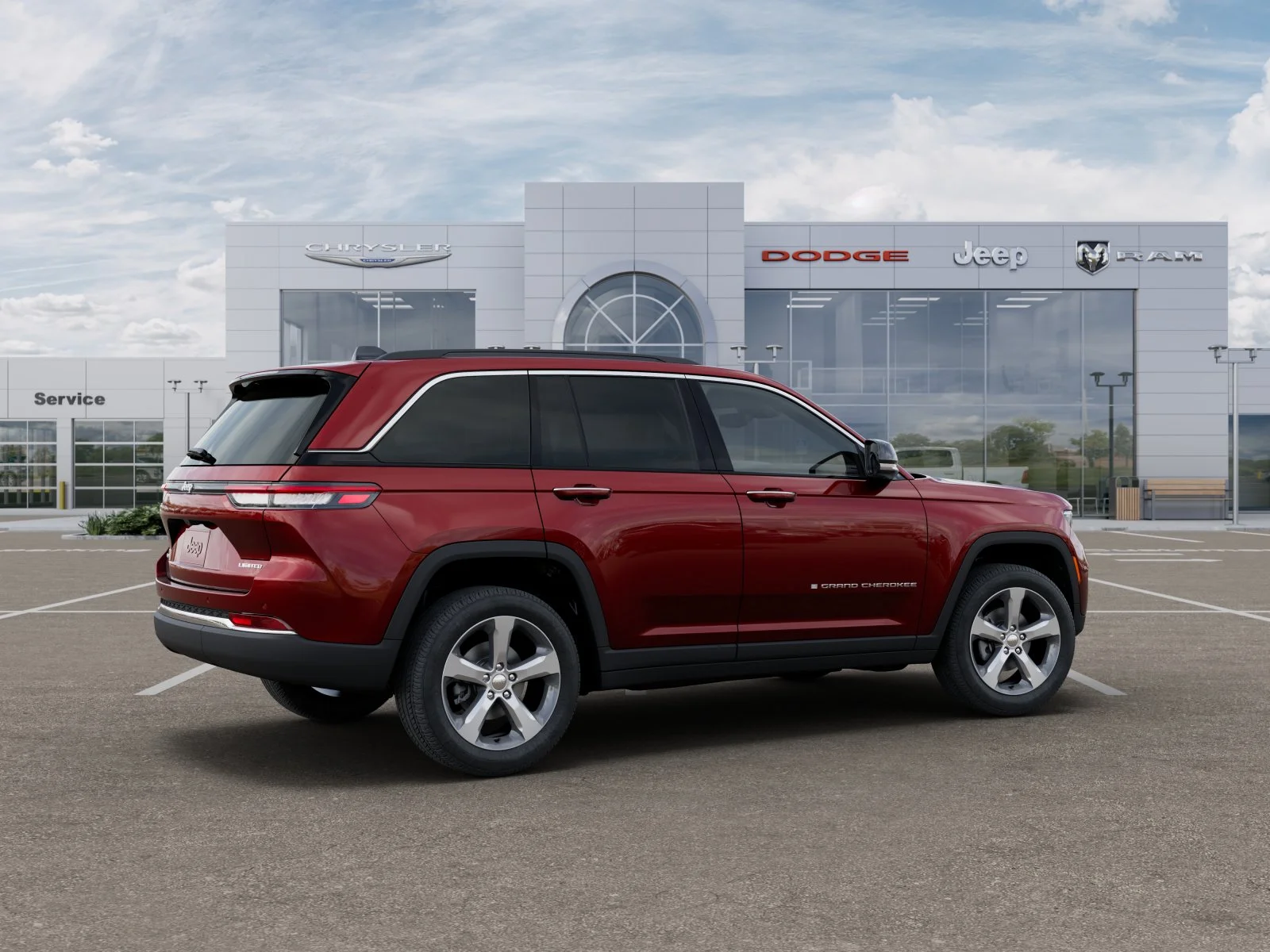 New 2025 Velvet Red Pearl-Coat Exterior Paint Jeep Limited image 31