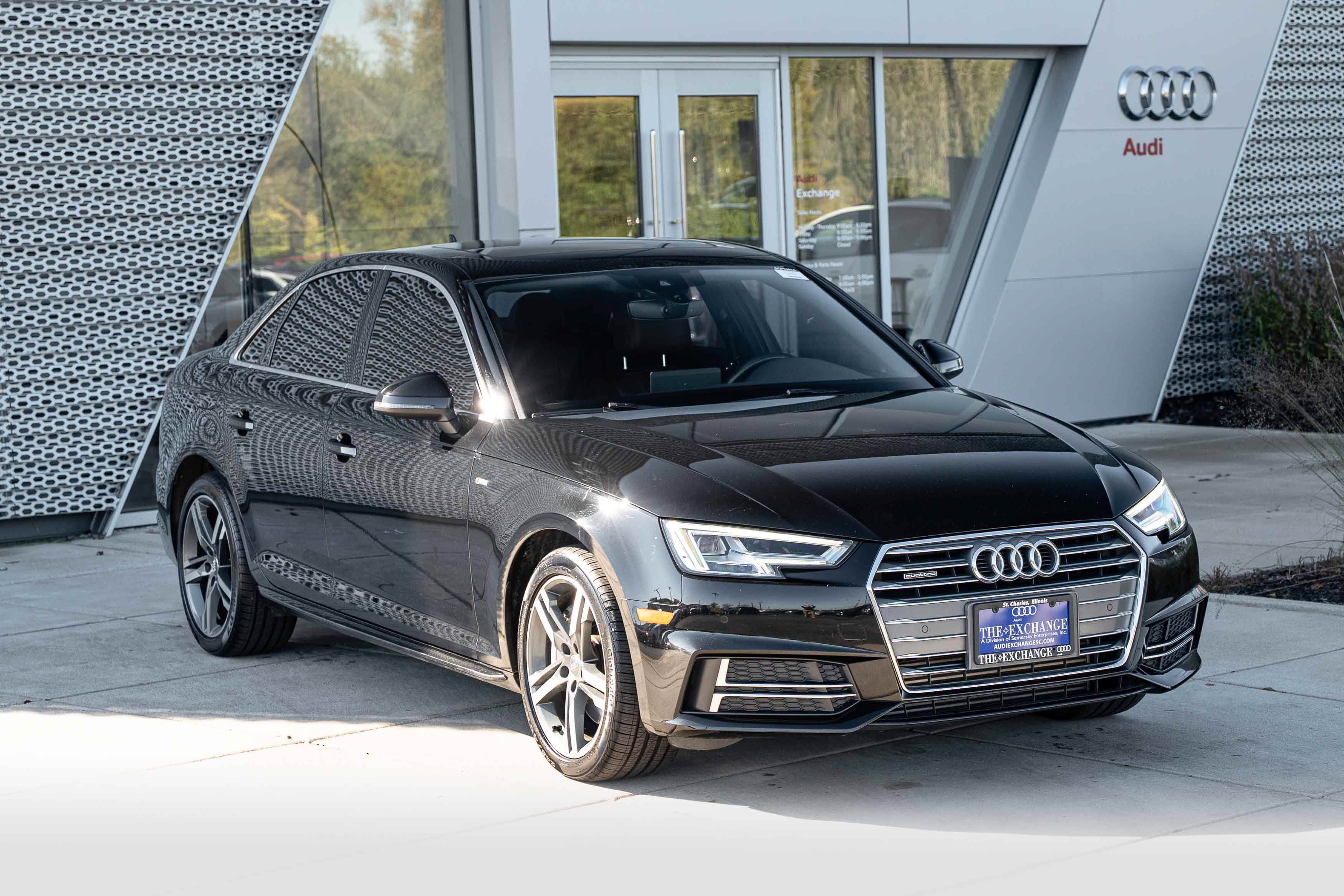 Used 2018 Mythos Black Metallic Audi Tech Premium Plus image 2