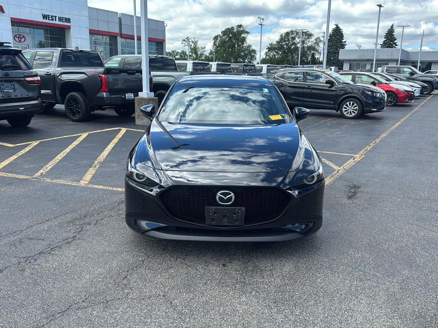 Used 2020 Jet Black Mica Mazda Premium Package image 2