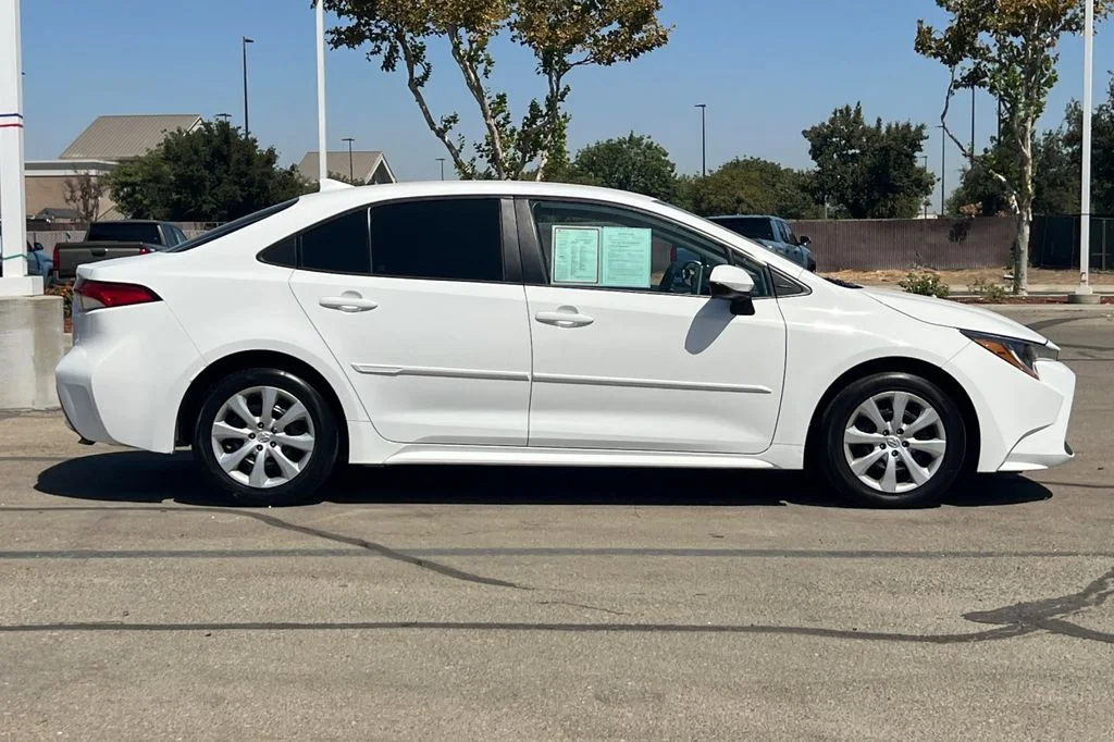 Certified Used 2021 White Toyota LE image 3