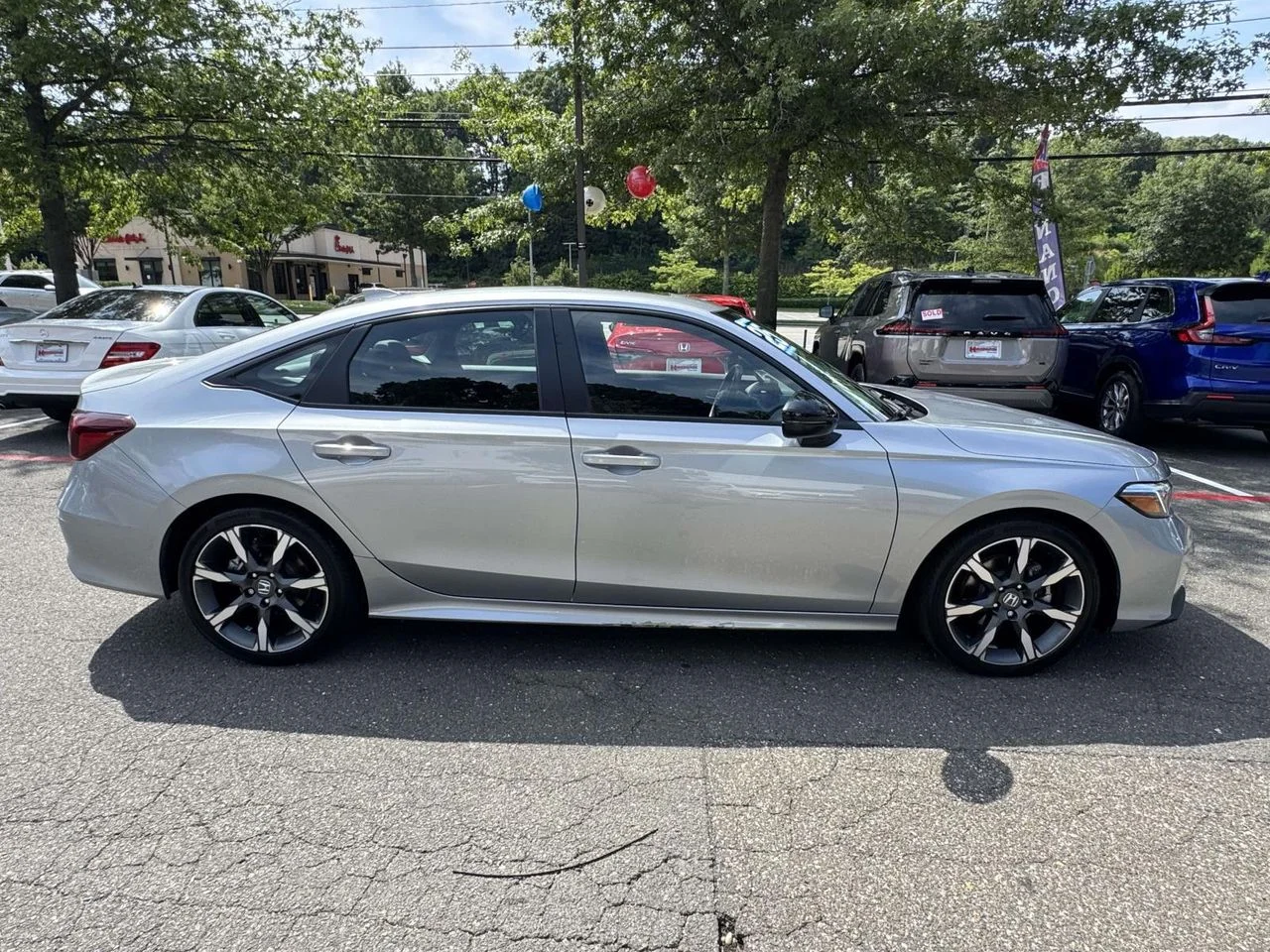 Used 2025 Solar Silver Metallic Honda Sport image 8