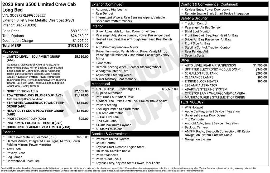 Certified Used 2023 Silver Ram Limited image 30