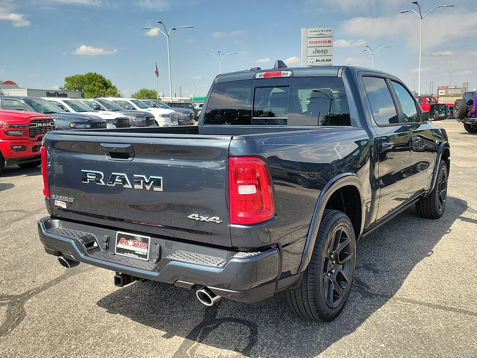 New 2026 Forged Blue Ram LARAMIE CREW CAB 4X4 5
