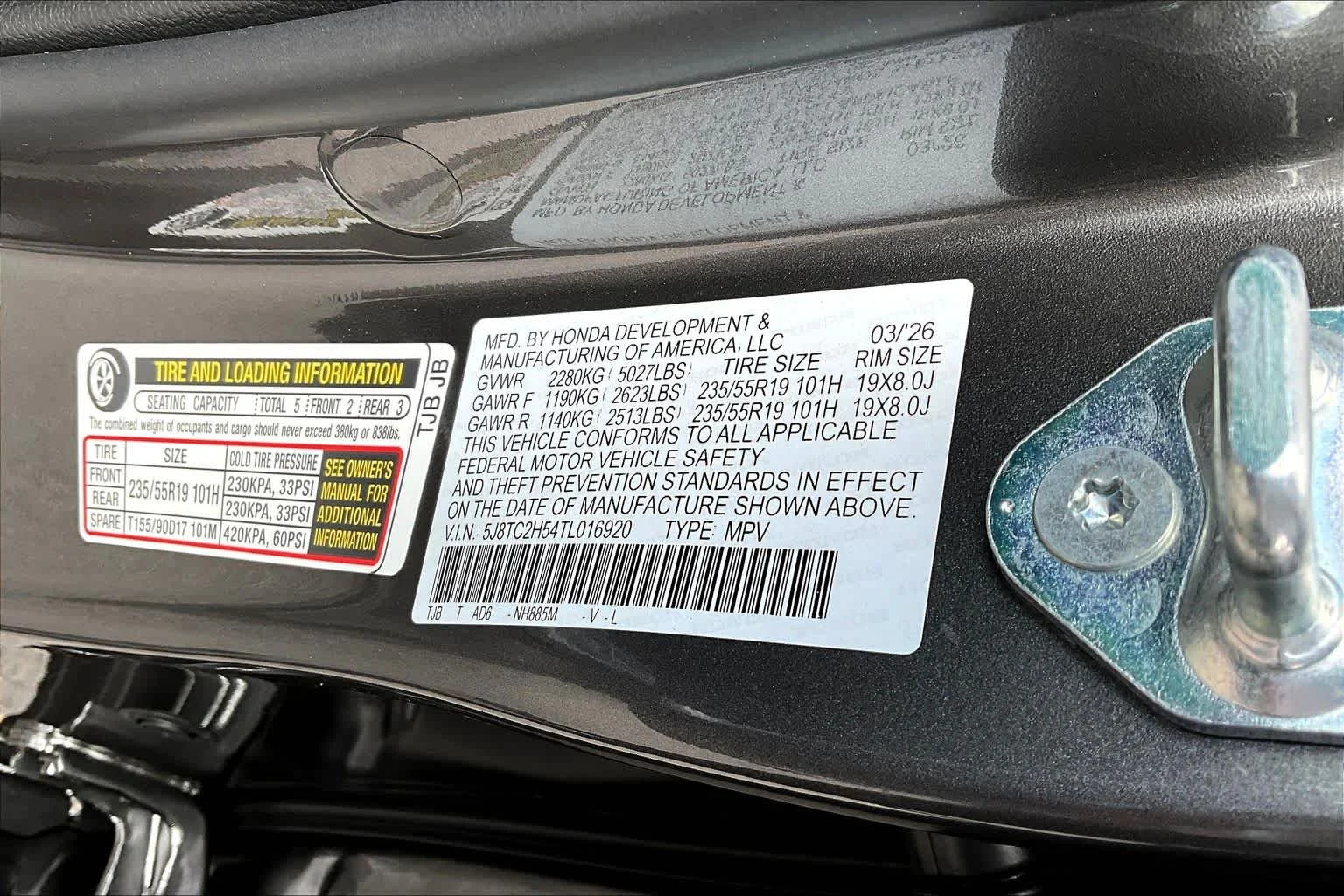 New 2026 Liquid Carbon Metallic Acura With Technology Package image 13