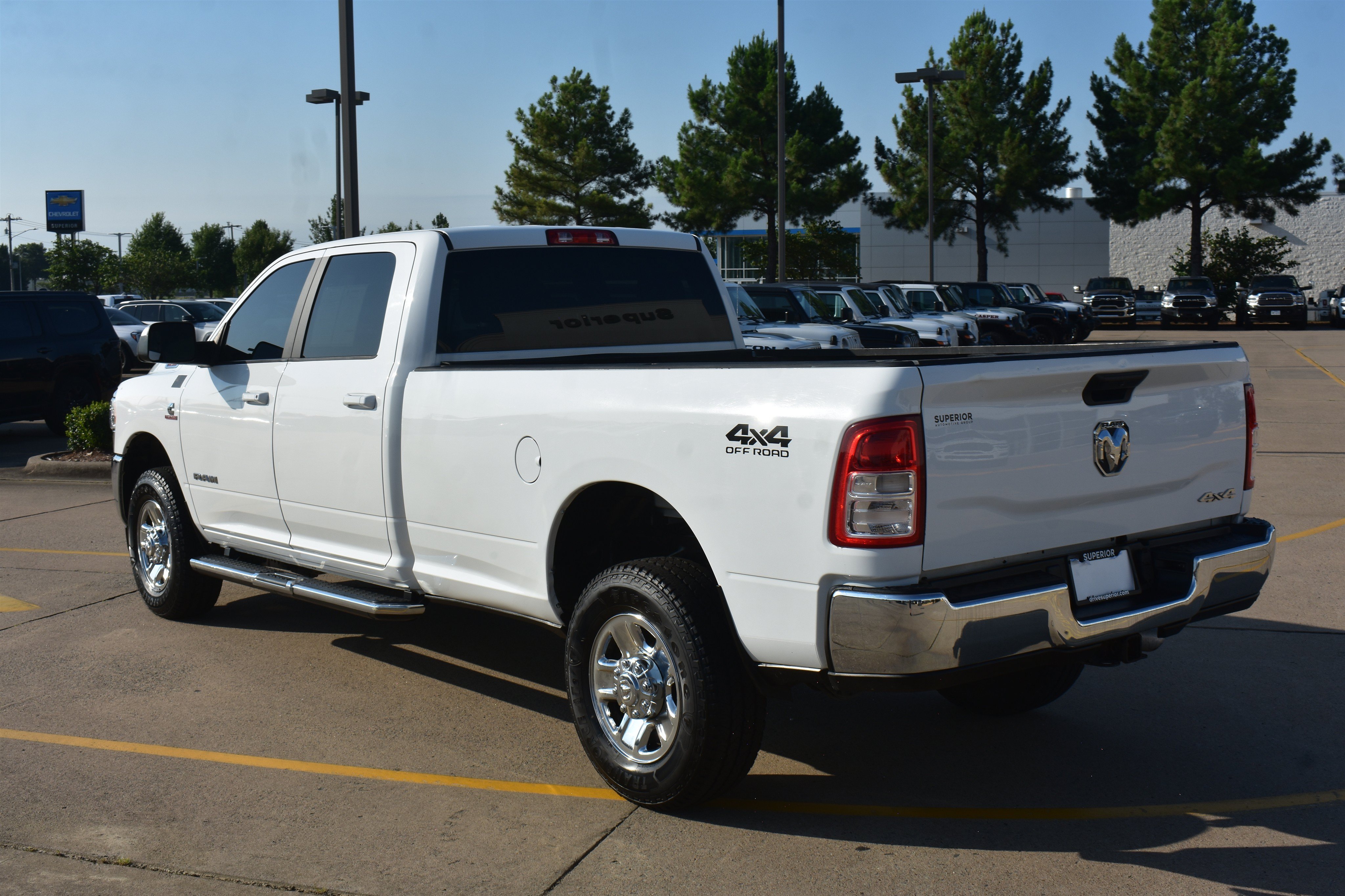 Used 2022 Bright White Clearcoat Ram Big Horn image 8