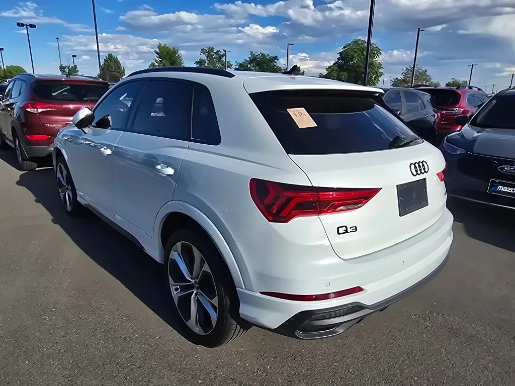Used 2022 Glacier White Metallic Audi S line Premium Plus image 3