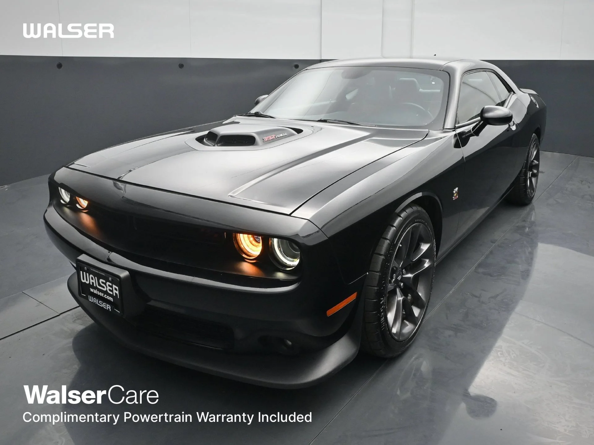 Used 2021 Pitch Black Clearcoat Dodge R/T Scat Pack image 1