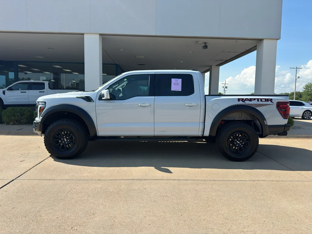 Used 2025 Space White Metallic Ford Raptor image 8
