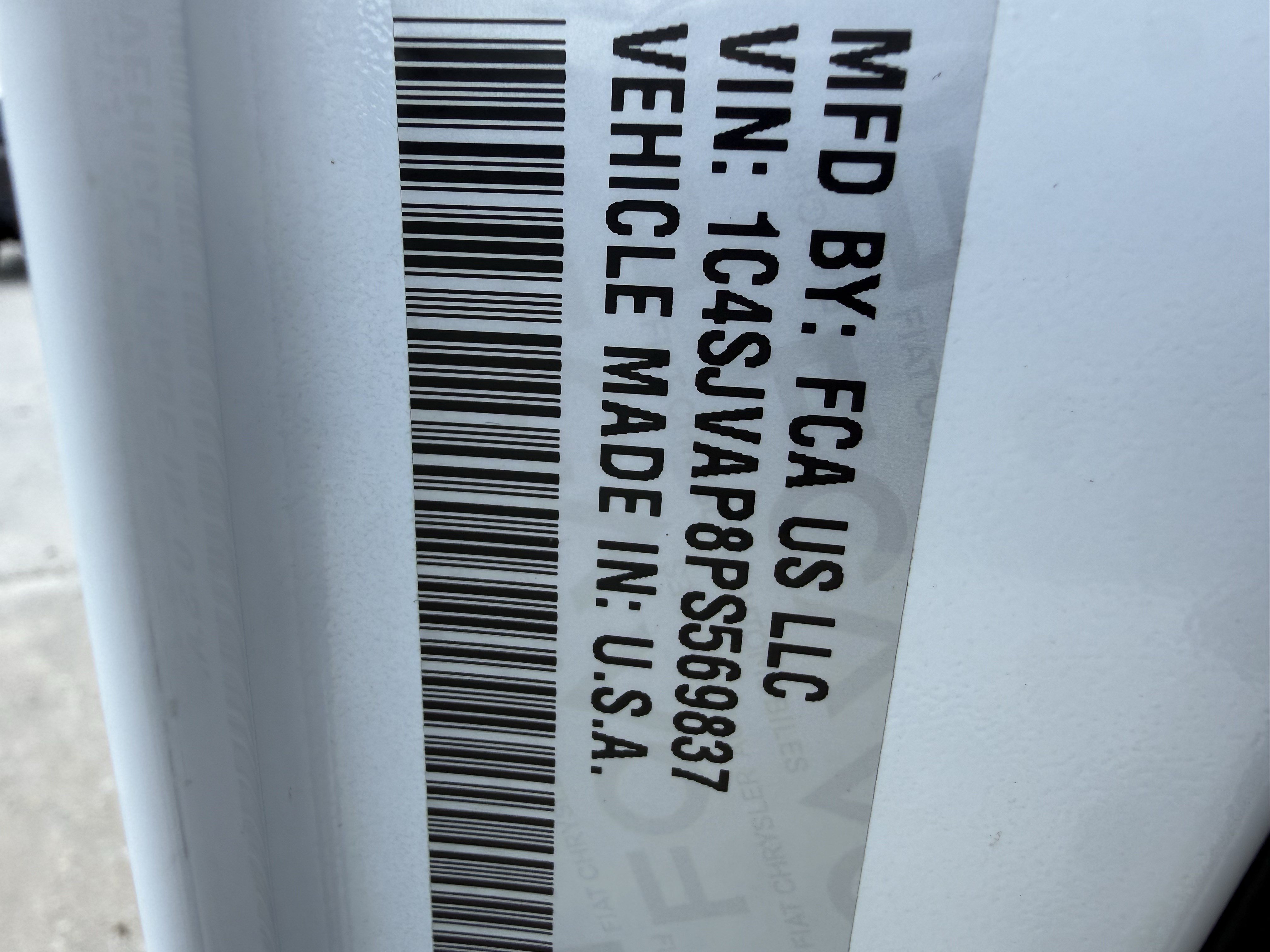 Used 2023 Bright White Clearcoat Jeep Base image 34