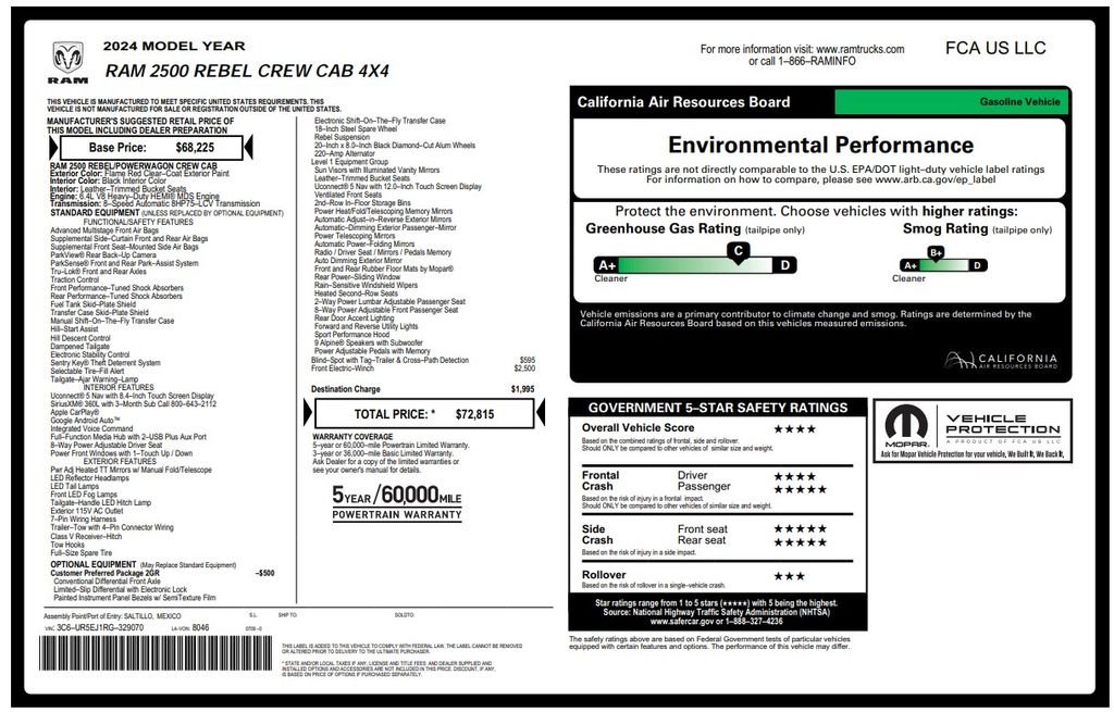 Certified Used 2024 Red Ram Rebel image 3
