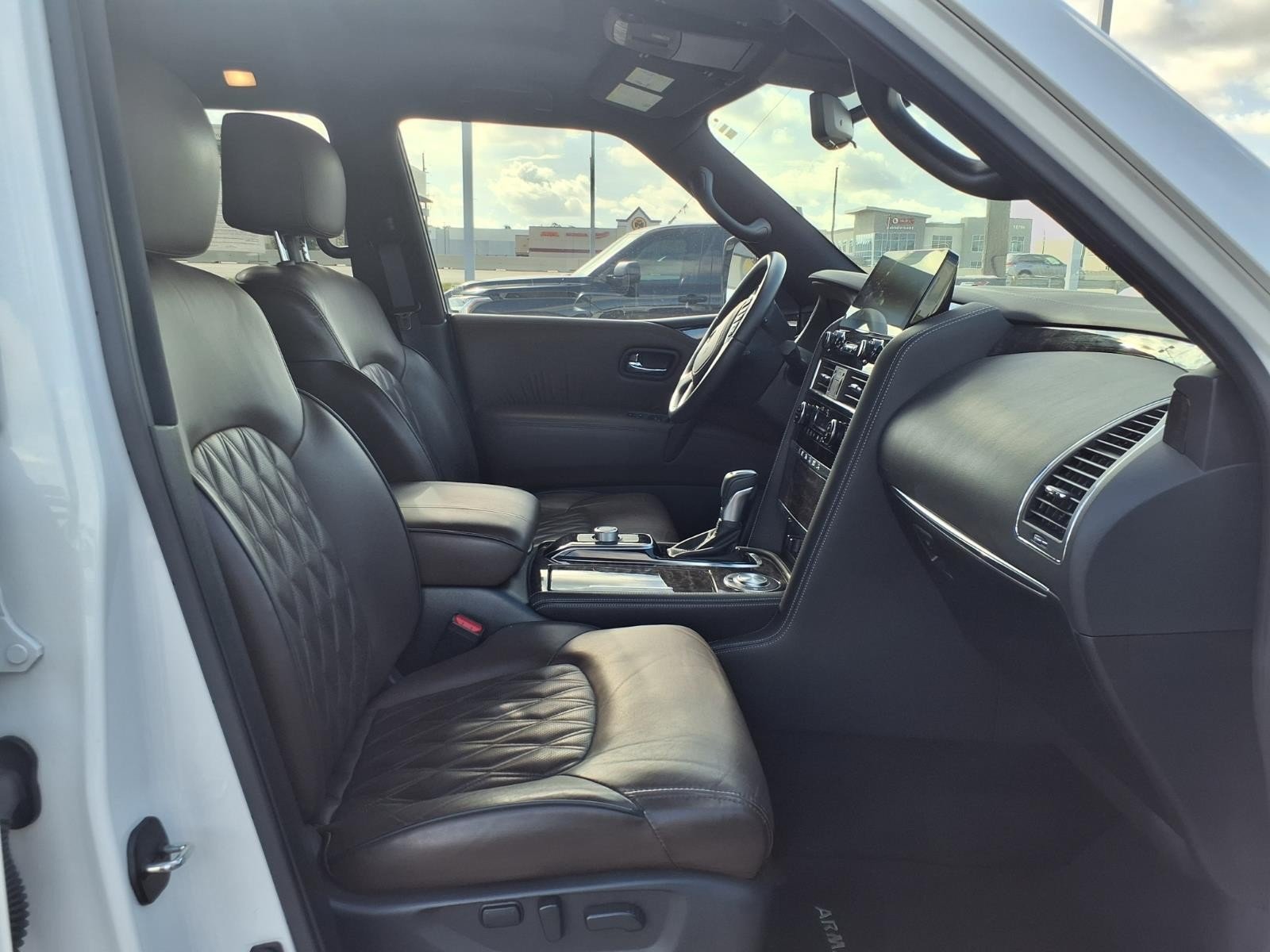 2022 Nissan Armada Platinum White at Price LeBlanc Nissan