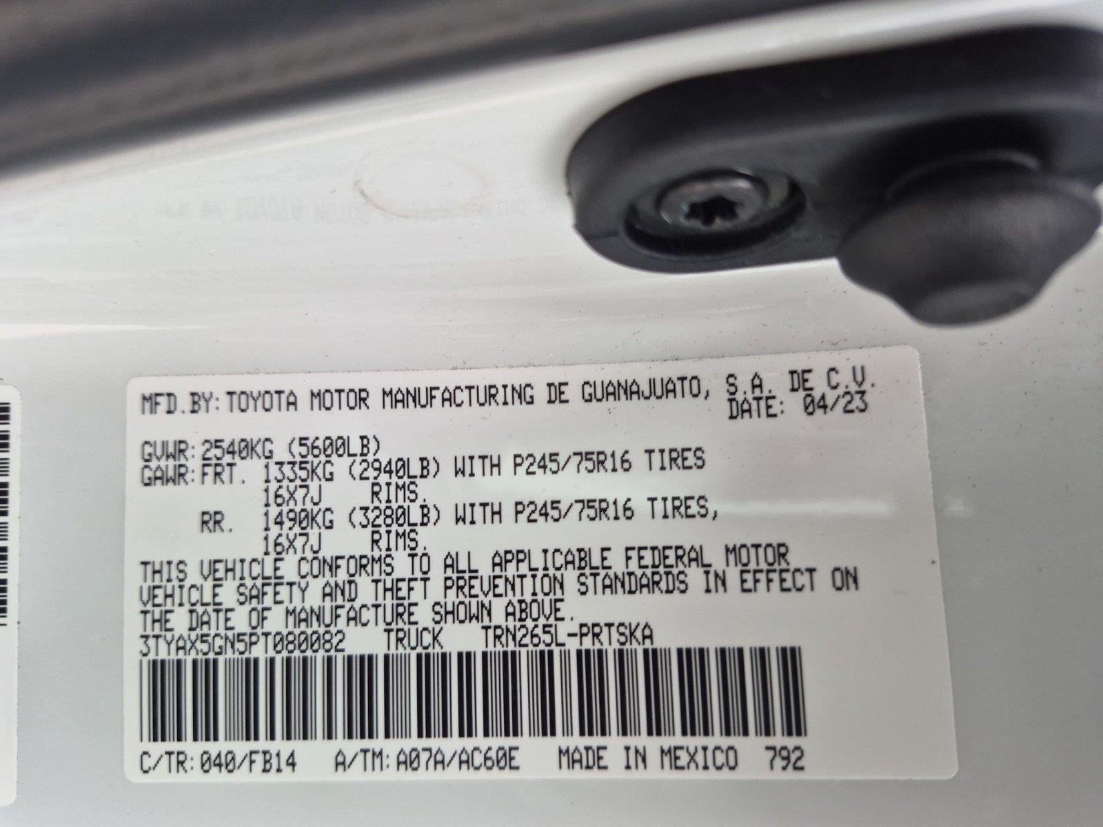 Used 2023 Ice Cap Toyota SR image 36