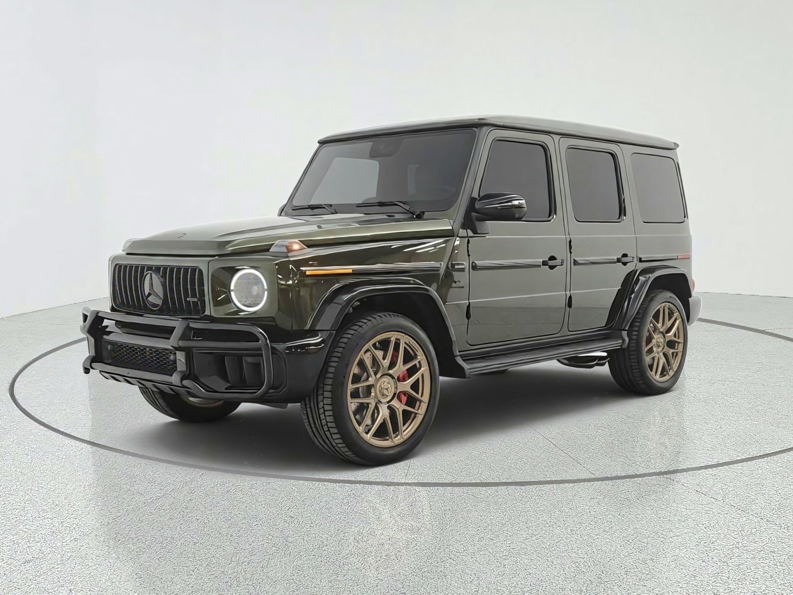 New 2027 MANUFAKTUR Olive Metallic Mercedes-Benz AMG® G 63 SUV image 1