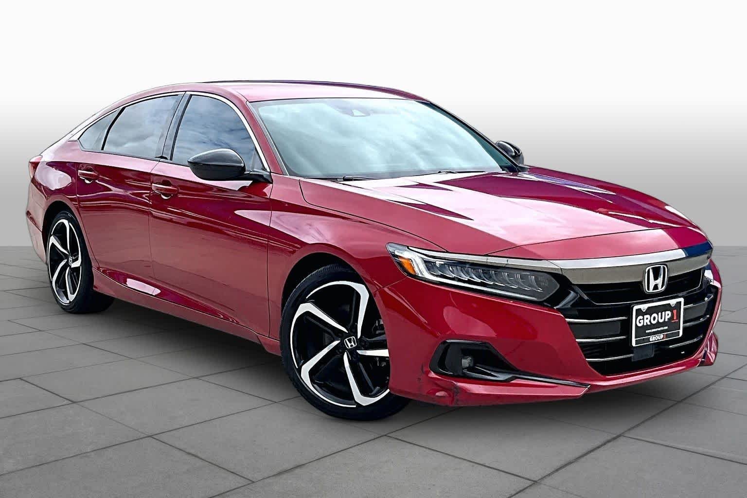 Used 2021 San Marino Red Honda Sport SE image 3