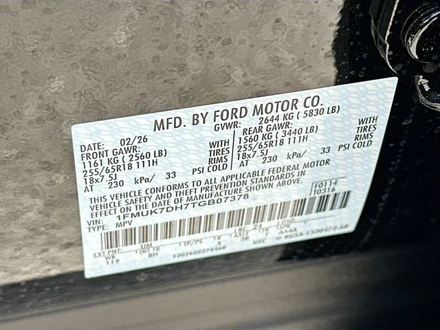 New 2026 Black Metallic Ford Active image 20