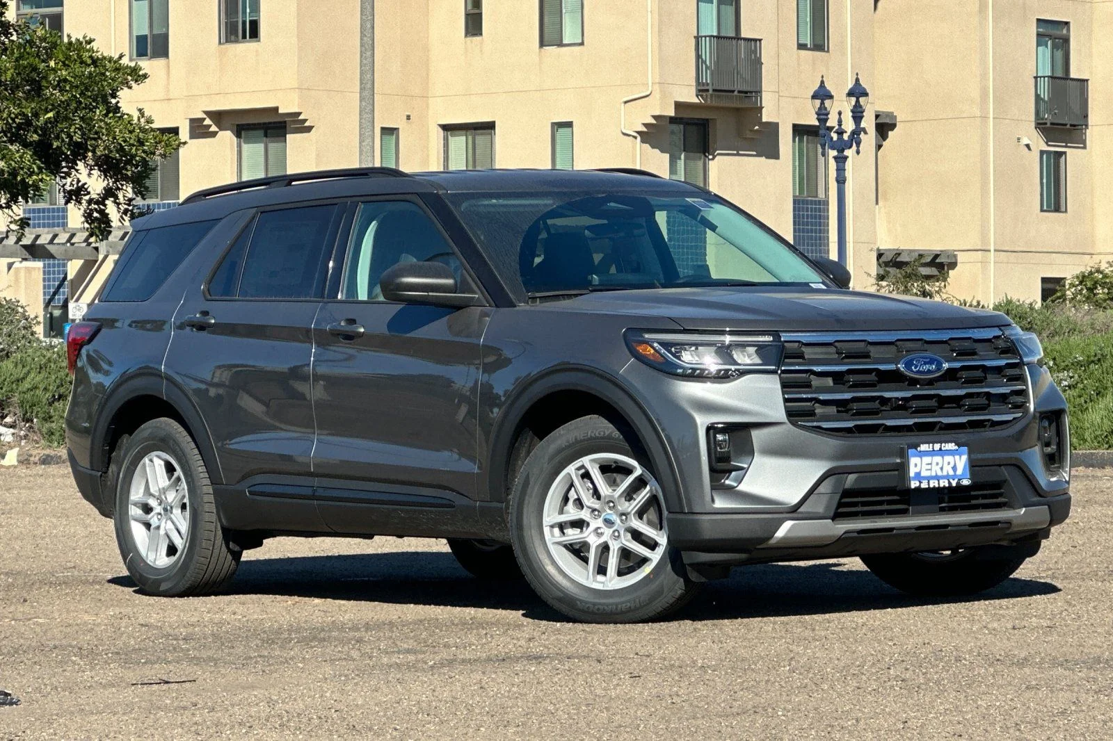 New 2026 Carbonized Gray Metallic Ford Active image 1