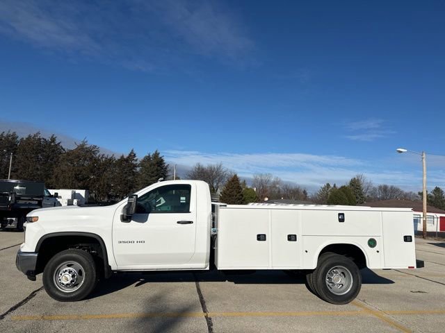 New 2025 Summit White Chevrolet Work Truck image 3