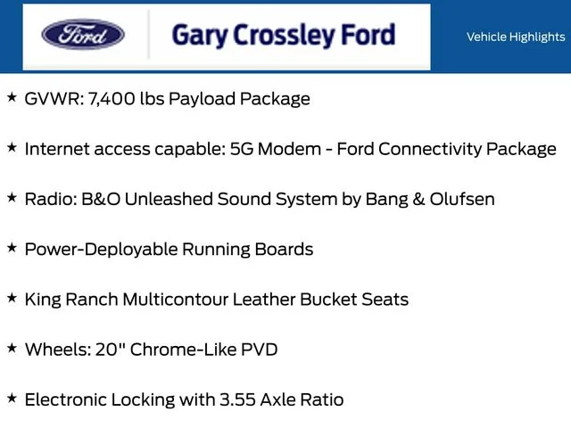 New 2026 Ruby Red Metallic Tinted Clearcoat Ford King Ranch® image 12