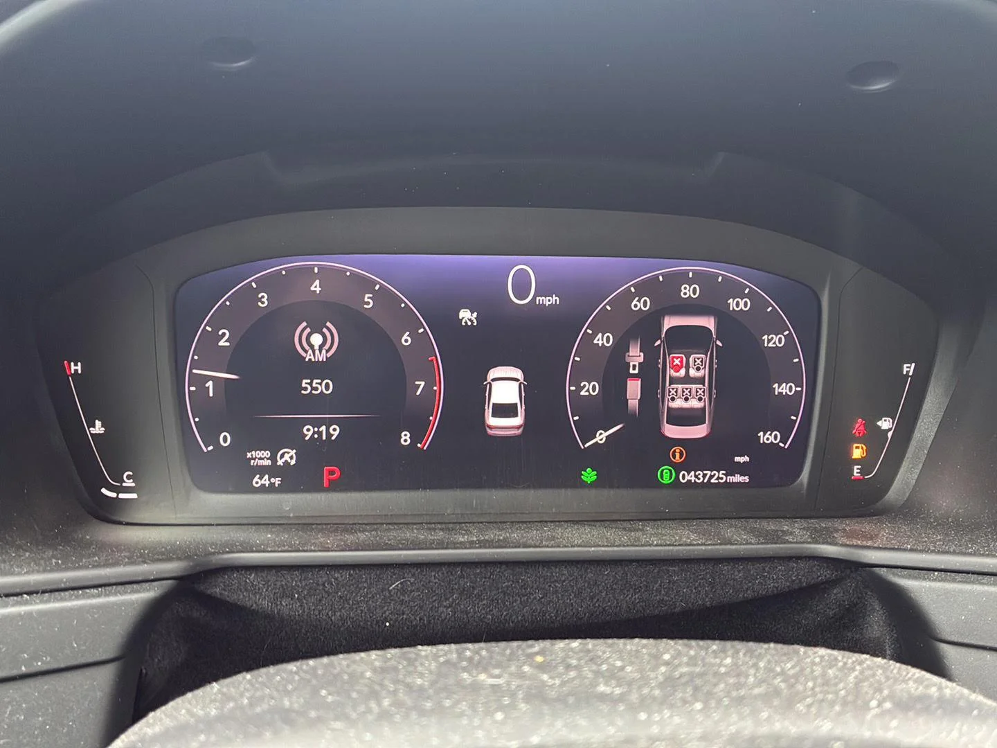 Used 2024 Radiant Red Metallic Honda LX image 2