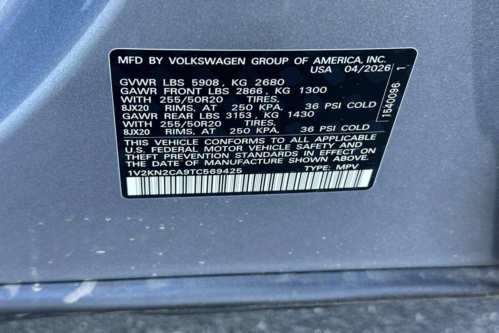 New 2026 Silver Mist Metallic Volkswagen 2.0T SE w/Technology image 29