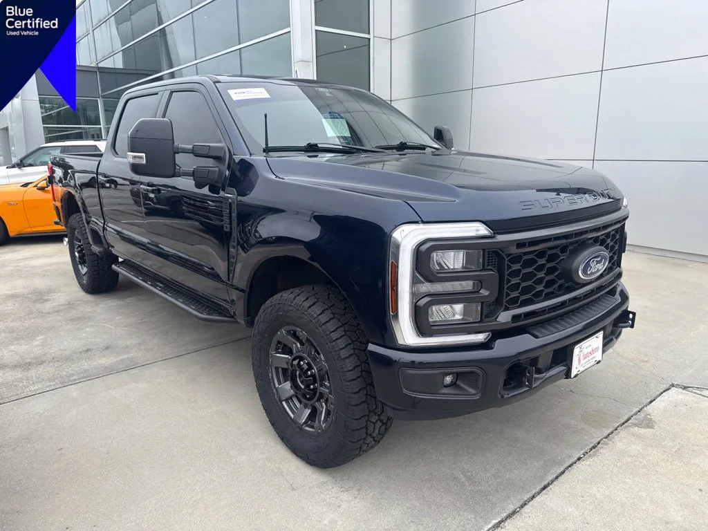 Certified Used 2024 Antimatter Blue Metallic Ford Lariat image 1