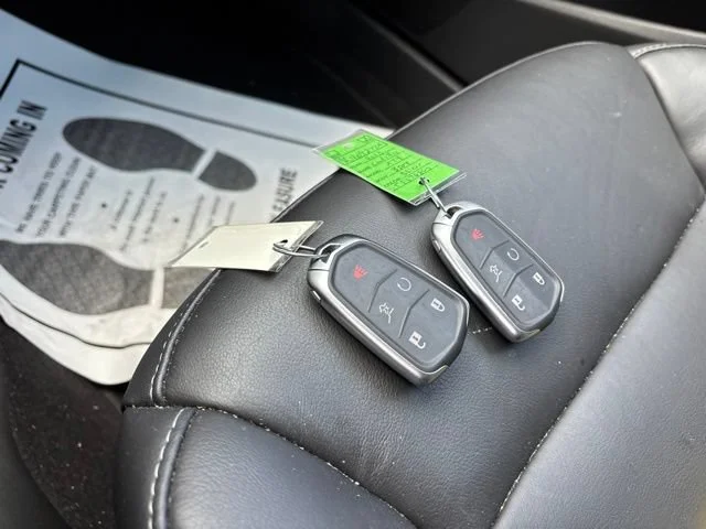 Used 2023 Argent Silver Metallic Cadillac AWD Luxury image 22