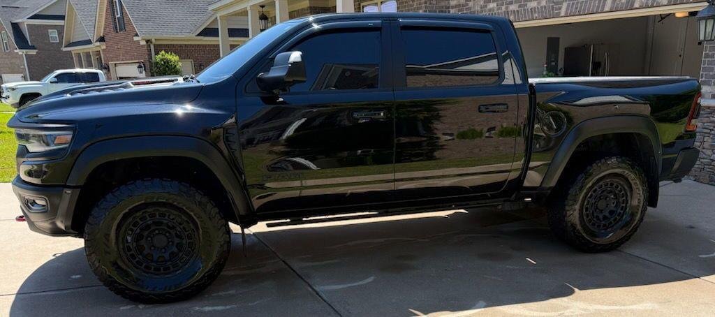 Used 2022 Diamond Black Crystal Pearlcoat Ram TRX image 5
