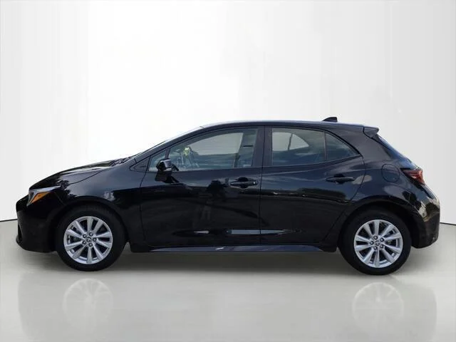 Used 2025 Midnight Black Metallic Toyota SE image 2