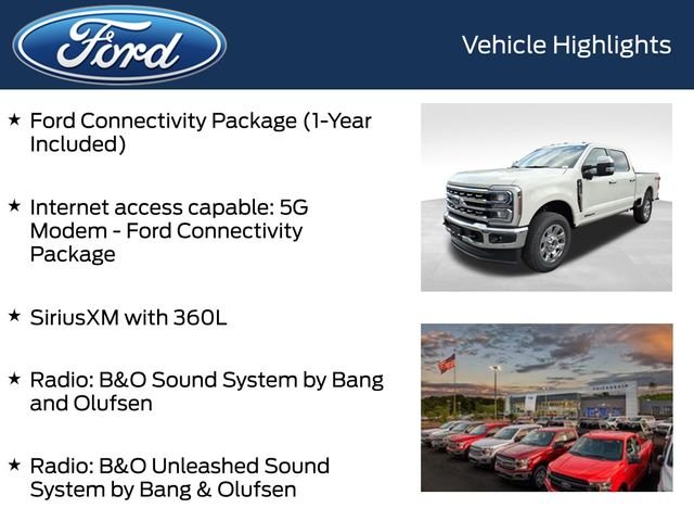 New 2026 Star White Metallic Tri-Coat Ford Lariat image 8