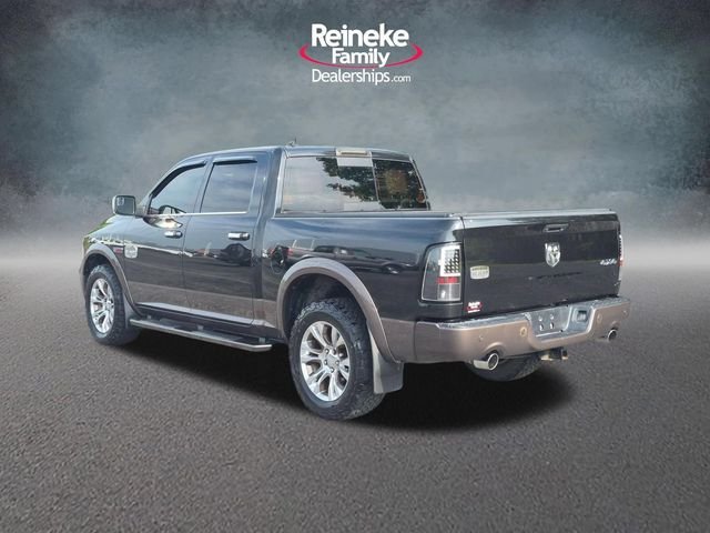 Used 2018 Brilliant Black Crystal Pearlcoat Ram Laramie Longhorn image 8