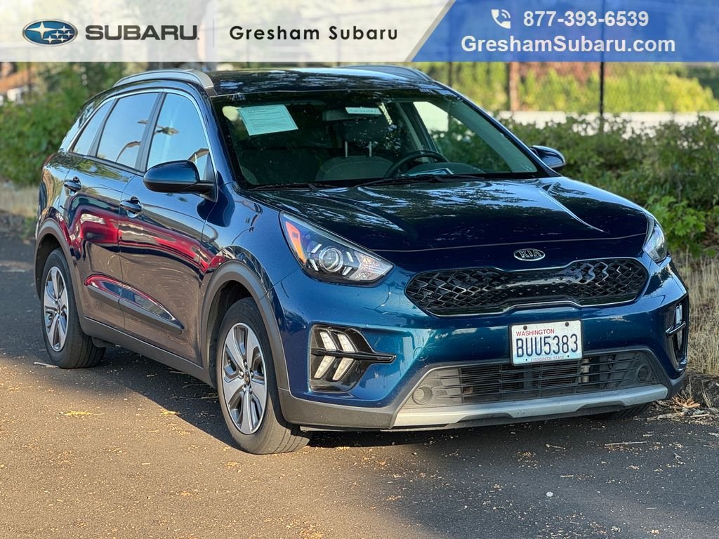 Used 2020 Deep Cerulean Kia LX image 1