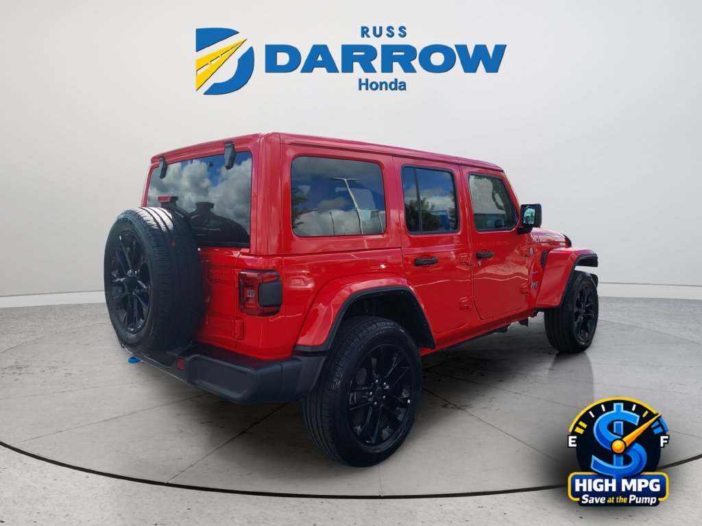Used 2024 Red Jeep Sahara 4xe image 5