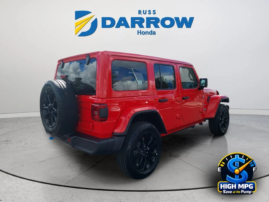 Used 2024 Red Jeep Sahara 4xe image 5