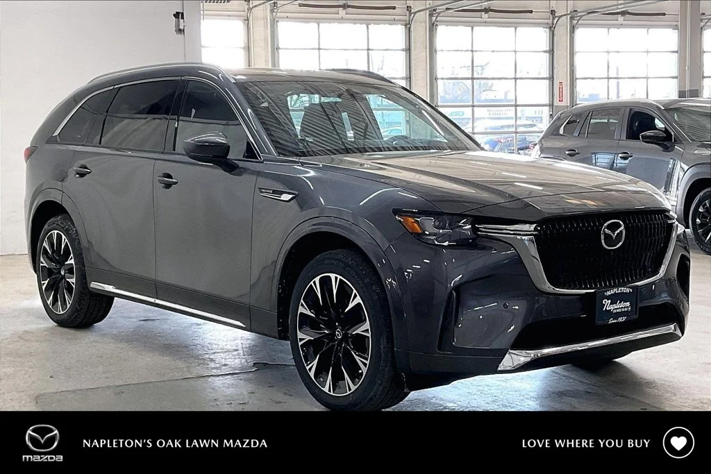 New 2026 Machine Gray Metallic Mazda 3.3 Turbo S Premium Plus AWD image 1