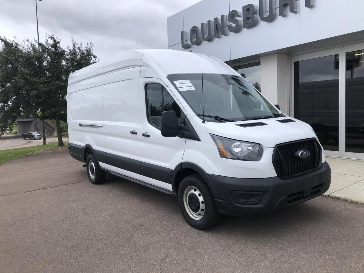 Used 2025 White Ford T-250 148" EL Hi Rf 9070 GVWR RWD image 3