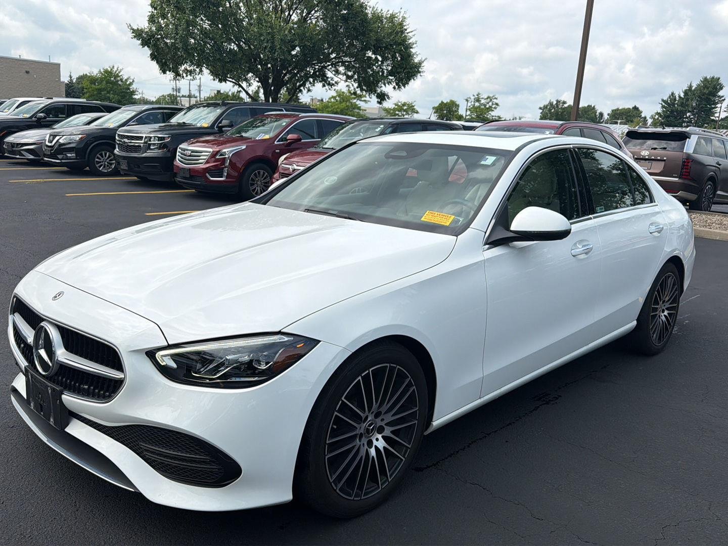 Used 2022 Polar White Mercedes-Benz C 300 image 3