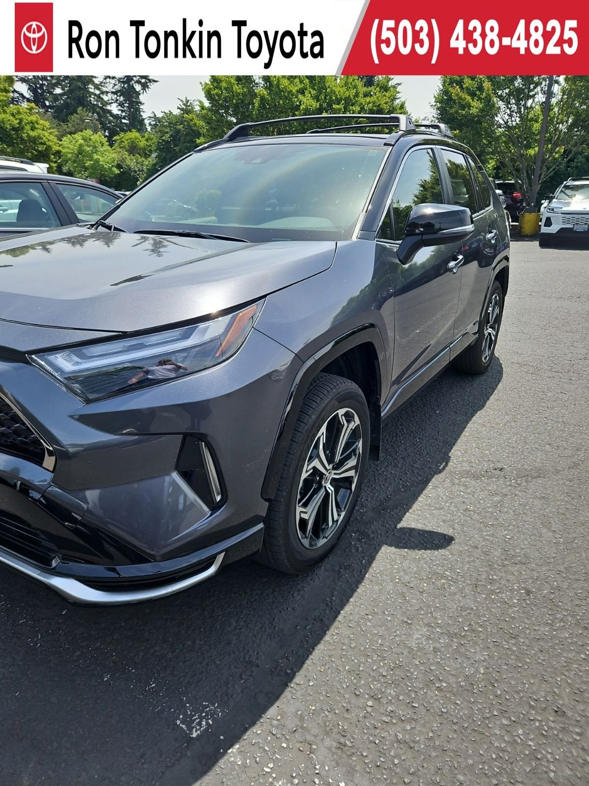 Used 2025 Midnight Black Metallic Toyota XSE image 1