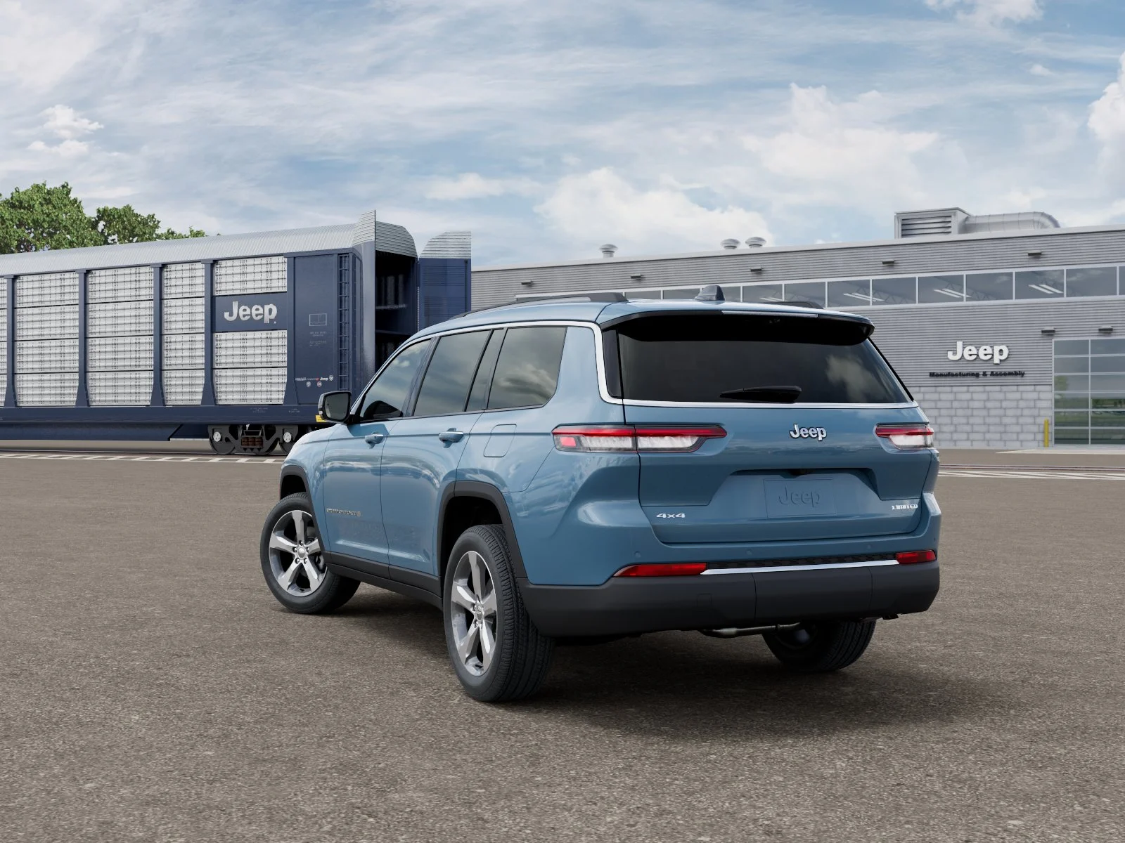 New 2026 Steel Blue Exterior Paint Jeep Limited image 3