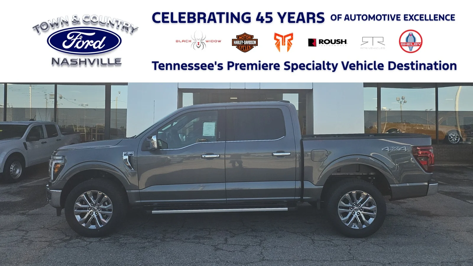 New 2026 Carbonized Gray Metallic Ford Lariat 4WD image 1