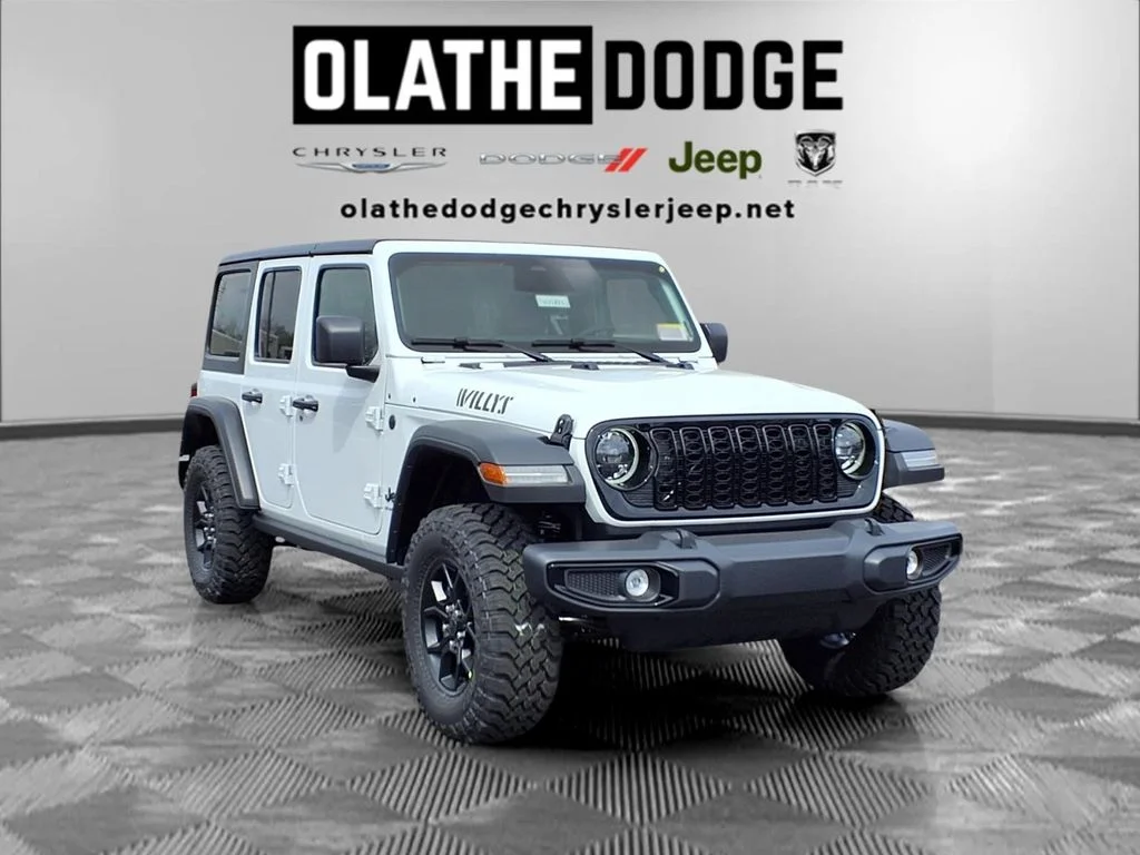 New 2026 Bright White Clear-Coat Exterior Paint Jeep Willys image 24