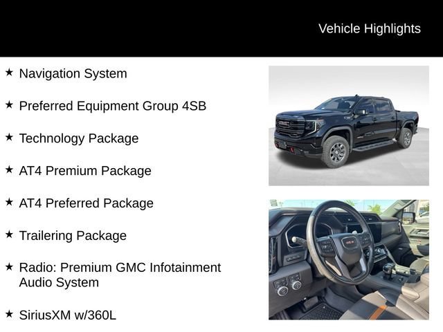 Used 2024 Onyx Black GMC AT4 image 8