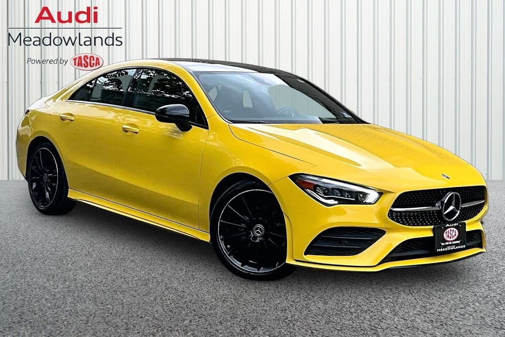 Used 2020 Yellow Mercedes-Benz CLA 250 image 3