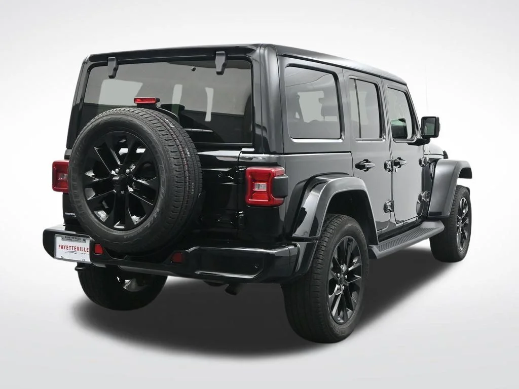 Used 2021 Black Jeep Unlimited Sahara High Altitude image 5